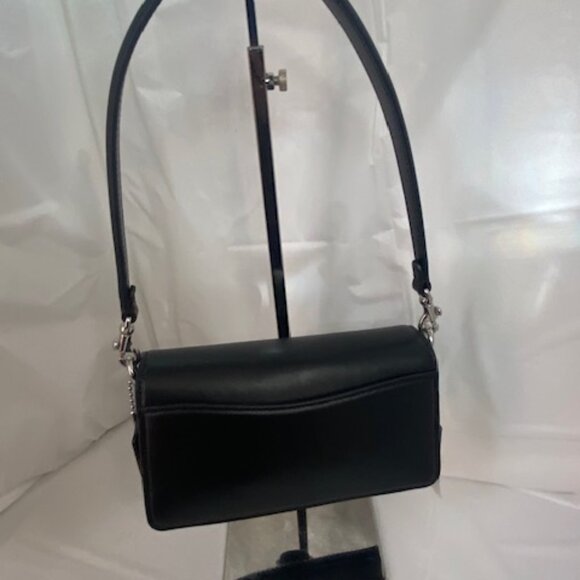 Coach Tabby 20 crystal-embellished leather bag in black--- NWT - Picture 3 of 11